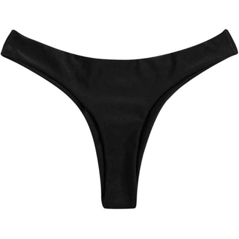 SherryDC Women's S Sexy Cheeky Thong Brazilian Cut Low Rise High Leg Bikini Bot